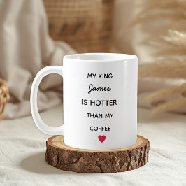 Modern Personalized King Coffee Mug コーヒーマグカップ