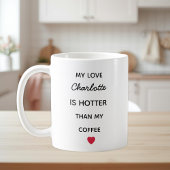 Modern Personalized Love Coffee Mug コーヒーマグカップ