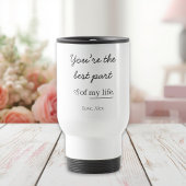 Modern Personalized Love Quote Travel Mug トラベルマグ
