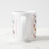 Modern Personalized Macaroon Desserts ジャンボコーヒーマグカップ (裏面)