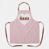 Modern Personalized Mama Heart Apron エプロン (正面)