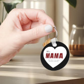 Modern Personalized Mama Heart Keychain キーホルダー