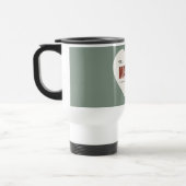 Modern Personalized Mama Heart Travel Mug トラベルマグ (左)