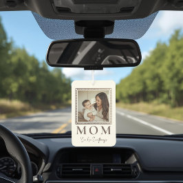 Modern Personalized Mom Photo Car Air Freshener カーエアーフレッシュナー