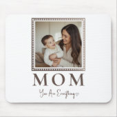 Modern Personalized Mom Photo Mouse Pad Gift マウスパッド (正面)