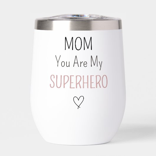 Modern Personalized Mom Superhero Photo Collage (正面)