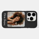 Modern Personalized Photo and Name Create your own Case-Mate iPhoneケース (裏面 (横))