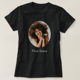 Modern Personalized Photo and Name Create your own Tシャツ