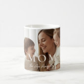 Modern Personalized Photo MOM Coffee Mug コーヒーマグカップ (中央)