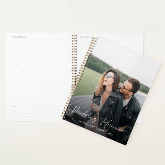 Modern Personalized Photo Wedding  プランナー手帳 (ディスプレー)