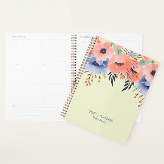 Modern Personalized Professional Aesthetic プランナー手帳 (ディスプレー)