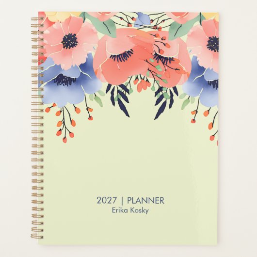 Modern Personalized Professional Aesthetic プランナー手帳 (正面)