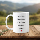 Modern Personalized Queen Coffee Mug コーヒーマグカップ