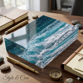 Modern Personalized Sea Wave Pattern ペーパーウェイト