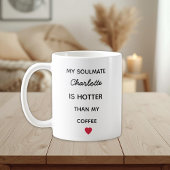 Modern Personalized Soulmate Coffee Mug コーヒーマグカップ