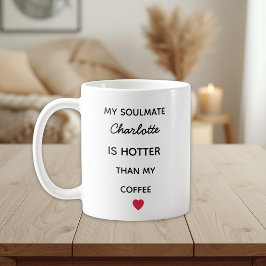 Modern Personalized Soulmate Coffee Mug コーヒーマグカップ