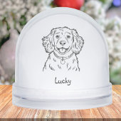 Modern Personalized Spaniel Dog Christmas
