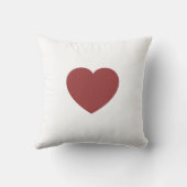 Modern Personalized Valentine Pillow – I Love You クッション (裏面)