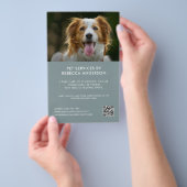 Modern Pet Care Sitting Service Photo Business チラシ (ハンドル)