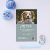 Modern Pet Care Sitting Service Photo Business チラシ (シングル)