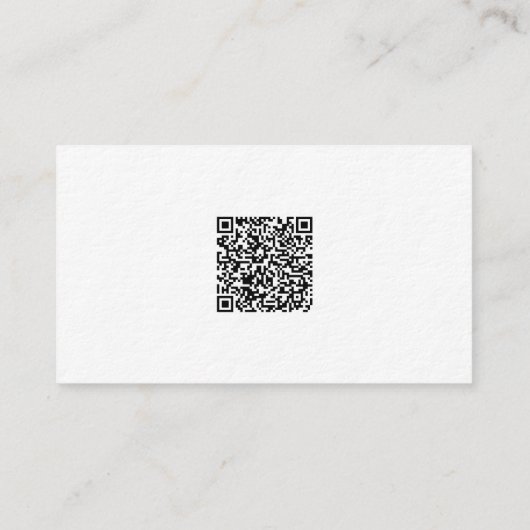 Modern Pharmacy Doctor Business Card with QR Code 名刺 (裏面)