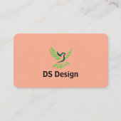 Modern Phoenix Logo Business Card 名刺 (正面)