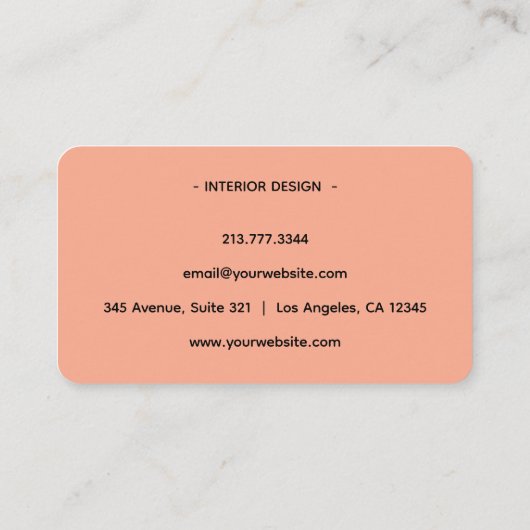 Modern Phoenix Logo Business Card 名刺 (裏面)