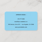 Modern Phoenix Logo Business Card 名刺 (裏面)