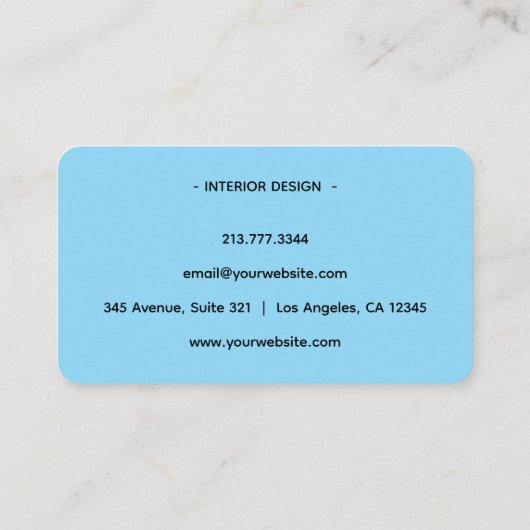 Modern Phoenix Logo Business Card 名刺 (裏面)