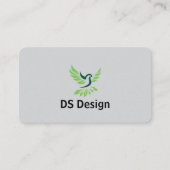 Modern Phoenix Logo Business Card 名刺 (正面)