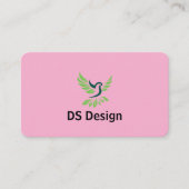 Modern Phoenix Logo Business Card 名刺 (正面)