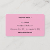 Modern Phoenix Logo Business Card 名刺 (裏面)