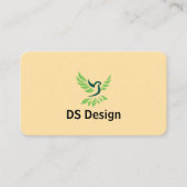 Modern Phoenix Logo Business Card 名刺 (正面)