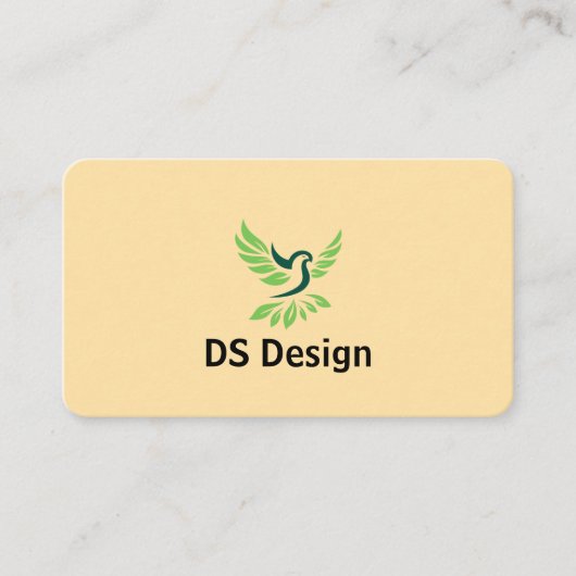 Modern Phoenix Logo Business Card 名刺 (正面)
