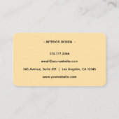 Modern Phoenix Logo Business Card 名刺 (裏面)