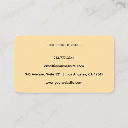 Modern Phoenix Logo Business Card 名刺 (裏面)