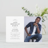 Modern Photo 30th Birthday Party 招待状 (スタンド正面)
