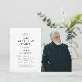 Modern Photo 70th Birthday Party 招待状 (スタンド正面)