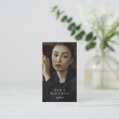 Modern Photo Author Writer Business Card 名刺 (スタンド正面)