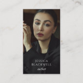 Modern Photo Author Writer Business Card 名刺 (正面)