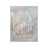 Modern Photo Babysitting Tracker Task Planner ノートパッド (回転)