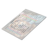 Modern Photo Babysitting Tracker Task Planner ノートパッド (アングル)