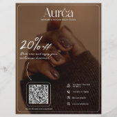 Modern Photo Beauty Salon Flyer チラシ (正面)