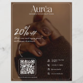 Modern Photo Beauty Salon Flyer チラシ (正面)