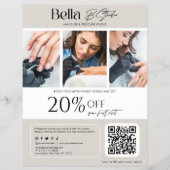 Modern Photo Beauty Salon Nail Tech チラシ (正面)