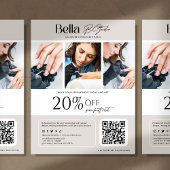 Modern Photo Beauty Salon Nail Tech チラシ