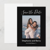 Modern Photo Black セーブザデート (正面/裏面)