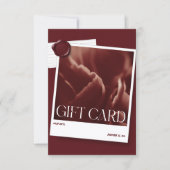 Modern Photo Business Gift Card (正面)