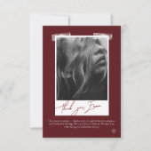 Modern Photo Business Thank You Card サンキューカード (正面)