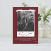 Modern Photo Business Thank You Card サンキューカード (スタンド正面)